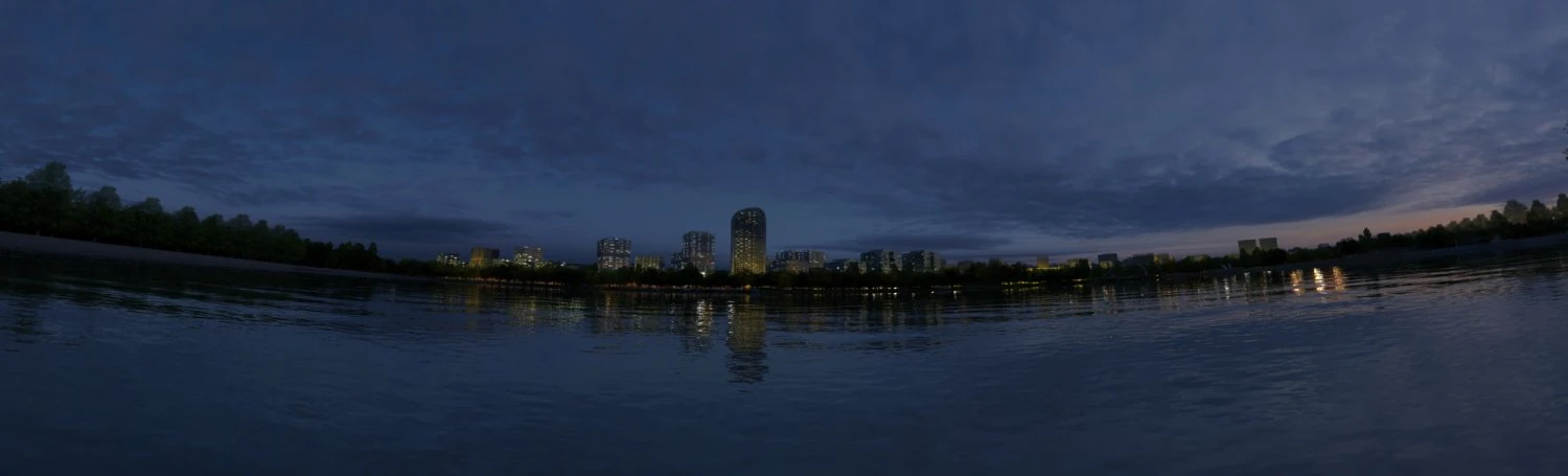 City night view 3D Model .c4d .max .obj .3ds .fbx .stl .blend 