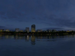 Нічний вид на місто 3D Модель