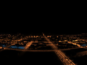 City night view 3D 模型