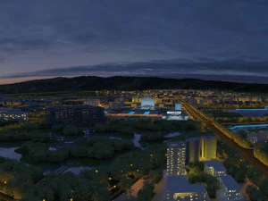 City night 3D Model