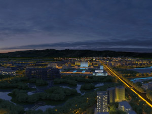 City night 3D Model