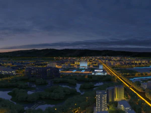 City night 3D Model
