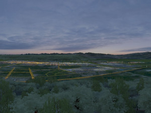 City night view 3D Model