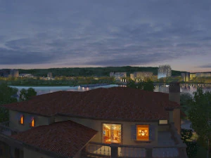 City night view 3D Model