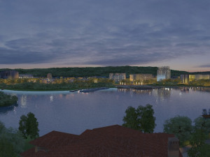City night view 3D Модель