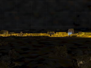 City night view 3D Модель