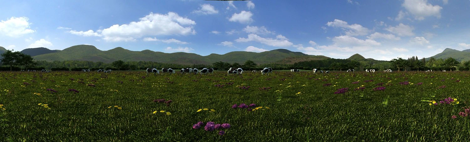 Dairy farm 3D Model .c4d .max .obj .3ds .fbx .stl .blend 