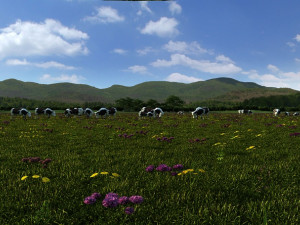 Dairy farm Modelo 3D