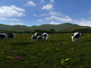 Dairy farm Modèle 3D