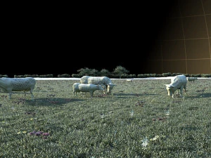Dairy farm 3D Model