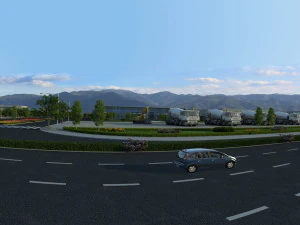 केमिकल संयंत्र 3D मॉडल