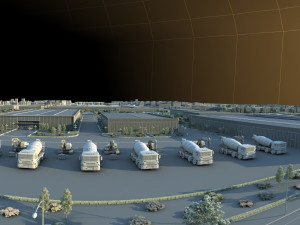 Chemical plant 3D Model
