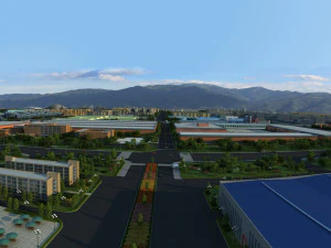 Planta qu&iacute;mica Modelo 3D