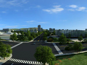 City building 3D Model