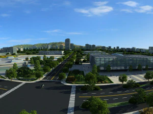 City building 3D Model