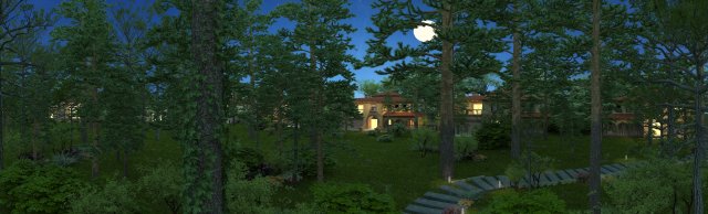 Villa 3Dモデル .c4d .max .obj .3ds .fbx .stl .blend