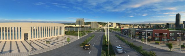 City building 3D Model .c4d .max .obj .3ds .fbx .stl .blend