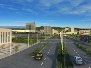 edificio de la ciudad Modelo 3D