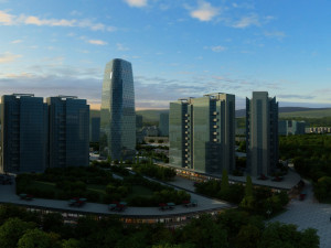 City building 3D Model