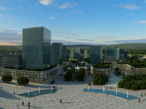 City building 3D Model