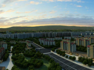 City building 3D Model