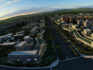 City building 3D मॉडल