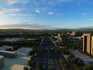 City building 3D मॉडल