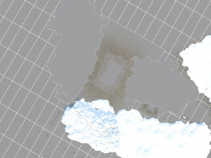 Topographic map 3D 모델