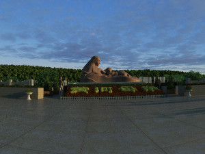 Mother statue Modelo 3D