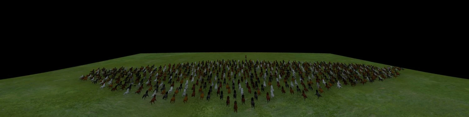 Thousands of troops 3D Model .c4d .max .obj .3ds .fbx .stl .blend 