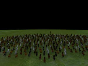 Thousands of troops 3D Model