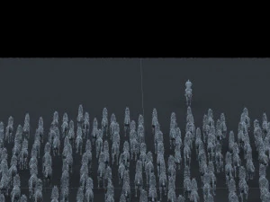 Thousands of troops 3D Model