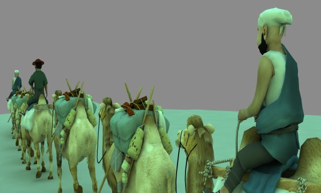 Camel team Modèle 3D .c4d .max .obj .3ds .fbx .stl .blend 