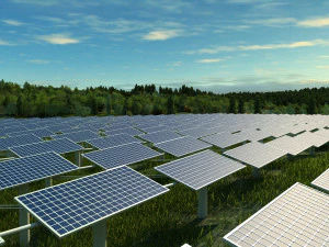 Solar panels 3D Model