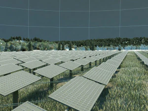 Solar panels 3D Model