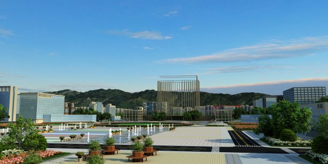 City building 3D Модель .c4d .max .obj .3ds .fbx .stl .blend 