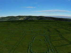 Kentsel yeşil alan 3D Model