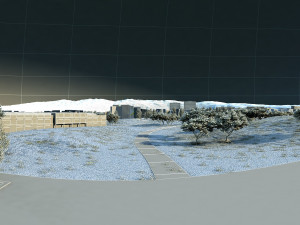 Urban green space 3D Модель