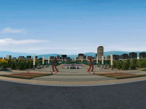 Construção da cidade Modelo 3D