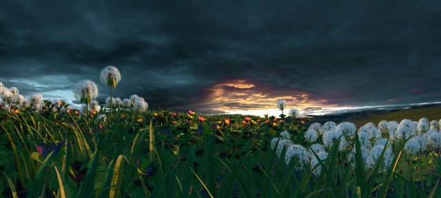 Dandelion Modelo 3D .c4d .max .obj .3ds .fbx .stl .blend 