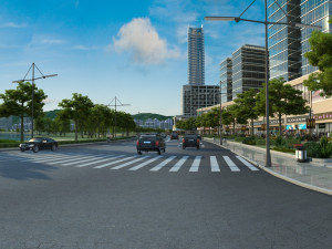 City building Modèle 3D