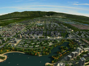 도시 건물 3D 모델