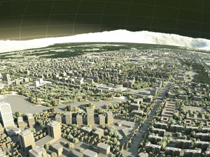 City building 3D Model