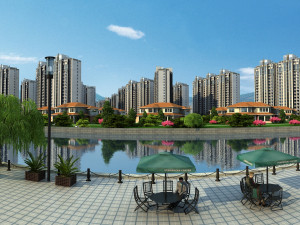 City building 3D Model