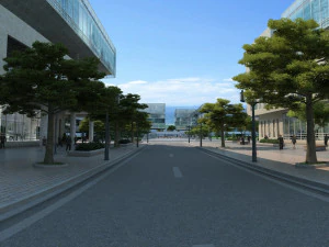 City building 3D Model