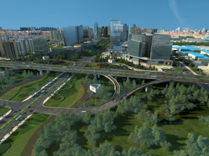 City Scene Modelo 3D