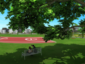 Basketball court Modelo 3D