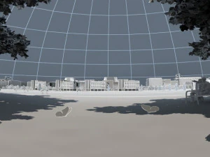 Basketball court 3D Model