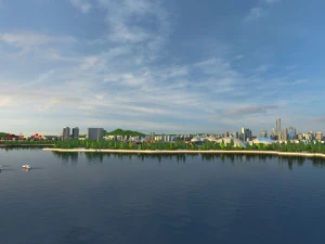 City Scene 3D Model
