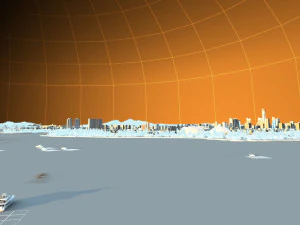 City Scene 3D Model